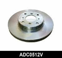 Comline ADC0512V Front brake disc ventilated ADC0512V