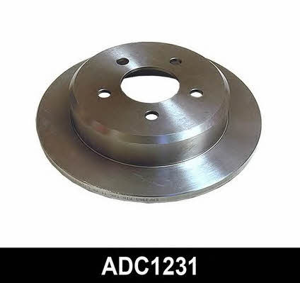 Comline ADC1231 Rear brake disc, non-ventilated ADC1231