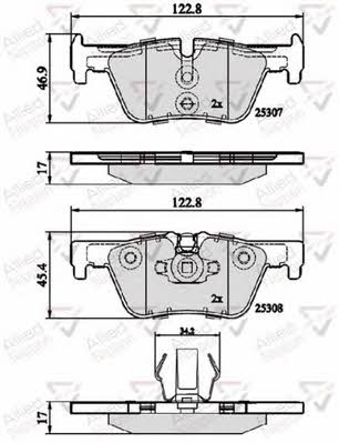 Comline ADB02131 Brake Pad Set, disc brake ADB02131