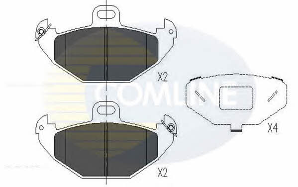 Comline CBP01020 Brake Pad Set, disc brake CBP01020
