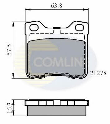 Comline CBP01060 Brake Pad Set, disc brake CBP01060