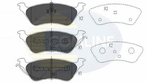 Comline CBP01164 Brake Pad Set, disc brake CBP01164