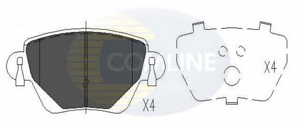 Comline CBP01517 Brake Pad Set, disc brake CBP01517
