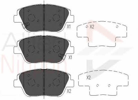 Comline ADB36080 Brake Pad Set, disc brake ADB36080