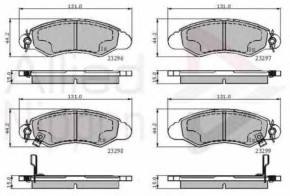 Comline ADB3814 Brake Pad Set, disc brake ADB3814