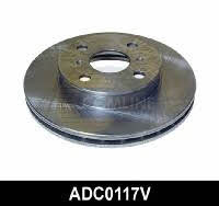 Comline ADC0117V Front brake disc ventilated ADC0117V