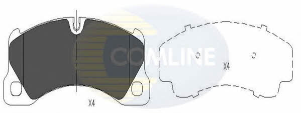 Comline CBP06039 Brake Pad Set, disc brake CBP06039