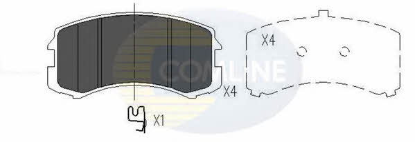 Comline CBP06061 Brake Pad Set, disc brake CBP06061