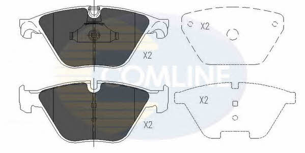 Comline CBP06075 Brake Pad Set, disc brake CBP06075