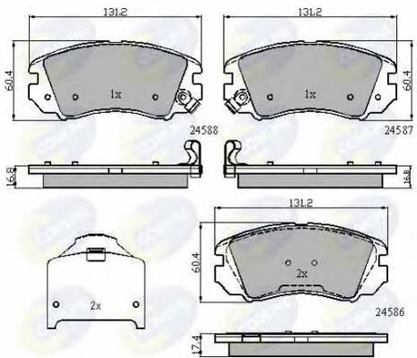 Comline CBP31776 Brake Pad Set, disc brake CBP31776