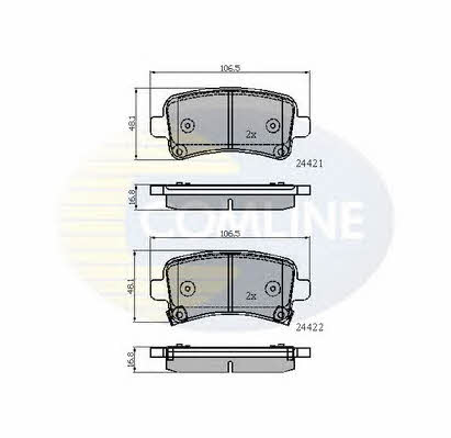 Comline CBP31795 Brake Pad Set, disc brake CBP31795