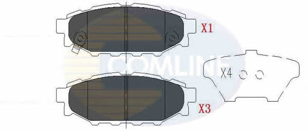 Comline CBP36052 Brake Pad Set, disc brake CBP36052