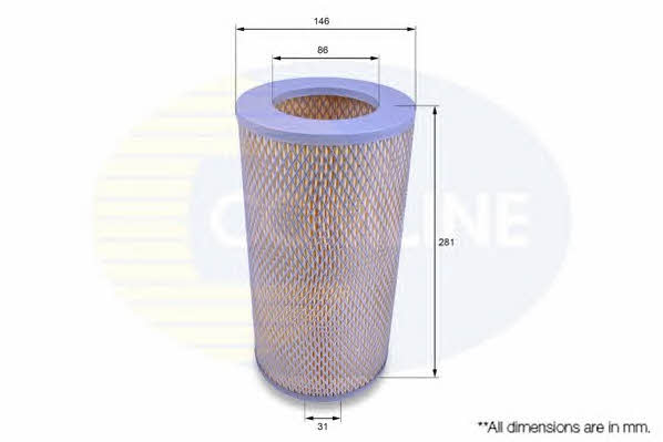 Comline CTY12040 Air filter CTY12040