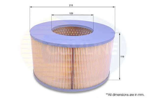 Comline CTY12070 Air filter CTY12070