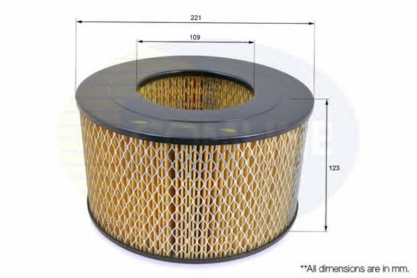 Comline CTY12071 Air filter CTY12071