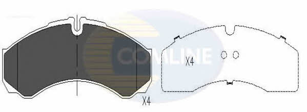 Comline CBP16031 Brake Pad Set, disc brake CBP16031