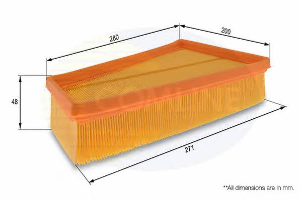 Comline EAF731 Air filter EAF731