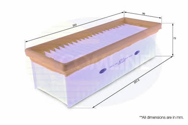 Comline EAF801 Air filter EAF801