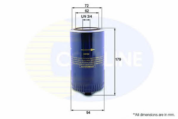Comline EOF054 Oil Filter EOF054