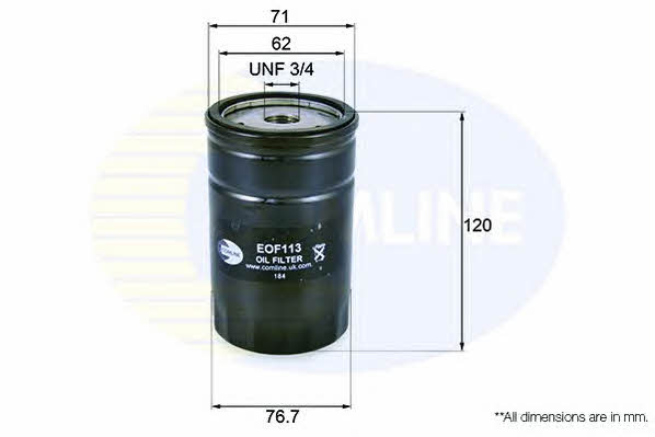Comline EOF113 Oil Filter EOF113