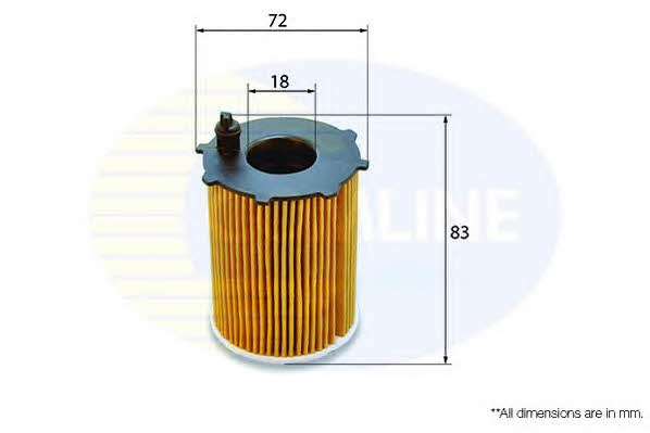 Comline EOF206 Oil Filter EOF206