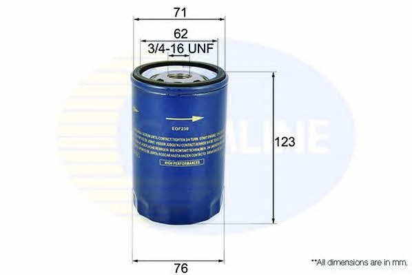 Comline EOF230 Oil Filter EOF230