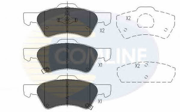 Comline CBP31163 Brake Pad Set, disc brake CBP31163