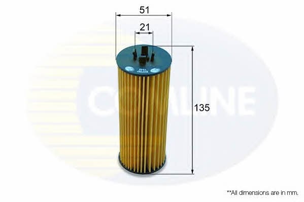 Comline EOF287 Oil Filter EOF287
