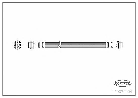 Corteco 19025904 Brake Hose 19025904