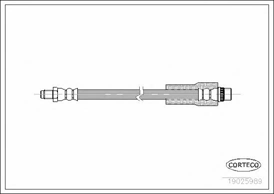 Corteco 19025989 Brake Hose 19025989