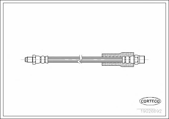 19026692 Corteco Brake Hose