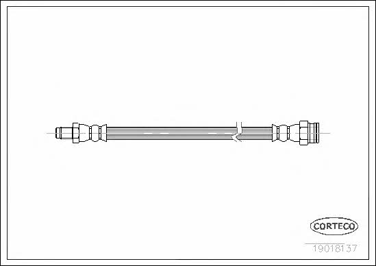 Corteco 19018137 Brake Hose 19018137