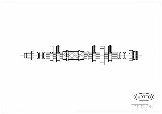 Corteco 19018142 Brake Hose 19018142