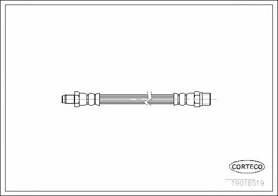 Corteco 19018519 Brake Hose 19018519