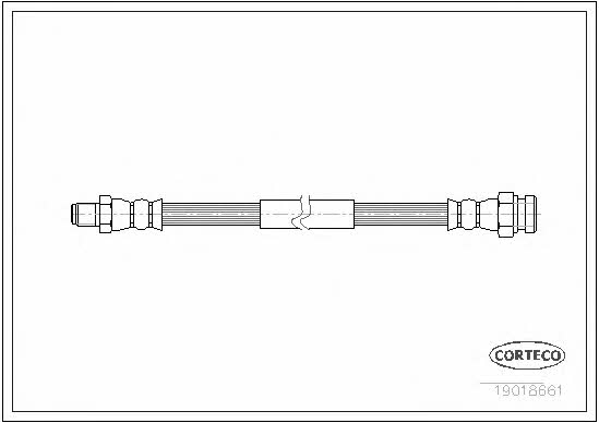 Corteco 19018661 Brake Hose 19018661