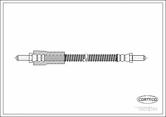 Corteco 19018761 Brake Hose 19018761