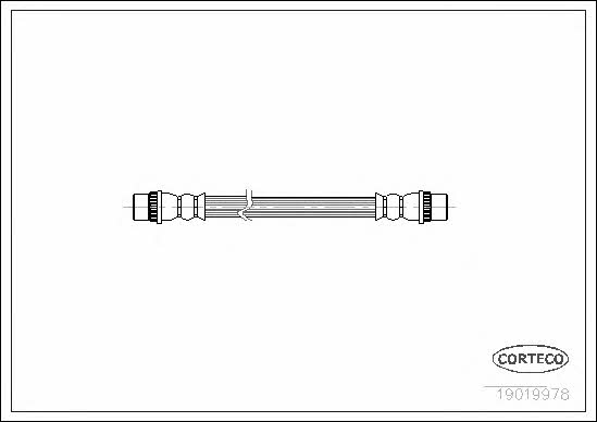 Corteco 19019978 Brake Hose 19019978