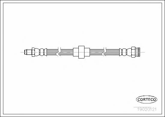 Corteco 19020121 Brake Hose 19020121