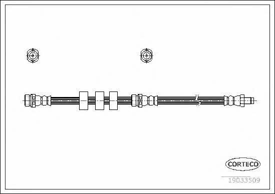 Corteco 19033509 Brake Hose 19033509