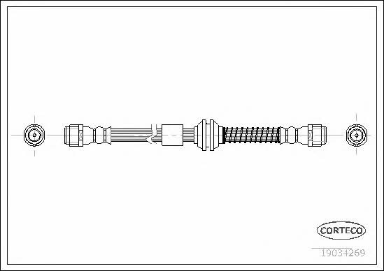 Corteco 19034269 Brake Hose 19034269