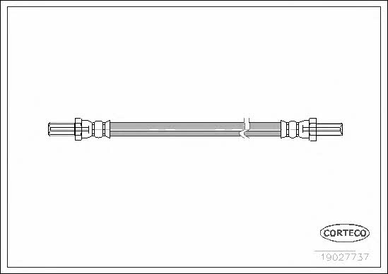 Corteco 19027737 Brake Hose 19027737