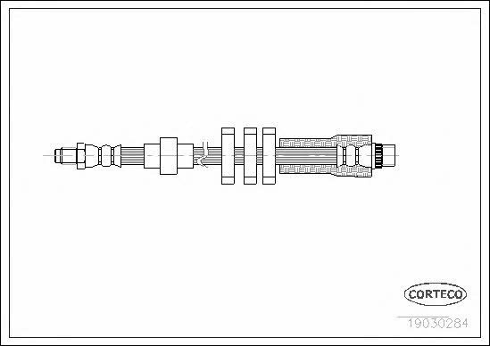 Corteco 19030284 Brake Hose 19030284