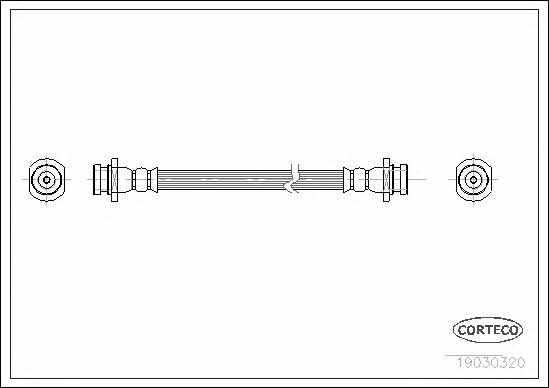 Corteco 19030320 Brake Hose 19030320