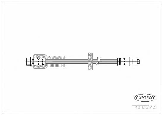 Corteco 19035313 Brake Hose 19035313