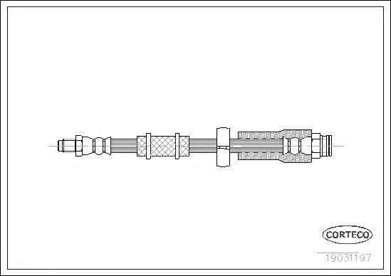 Corteco 19031197 Brake Hose 19031197