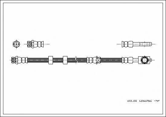 Corteco 19031632 Brake Hose 19031632