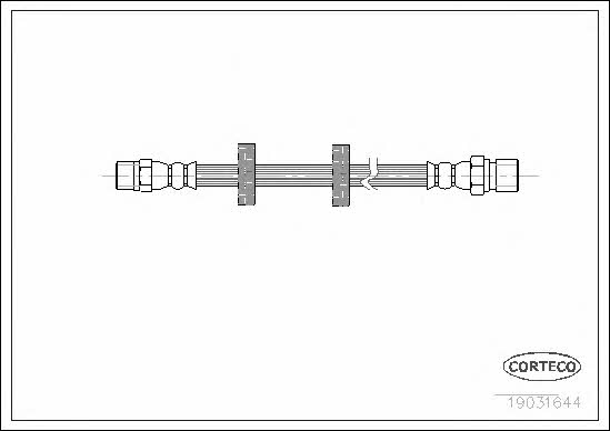 Corteco 19031644 Brake Hose 19031644