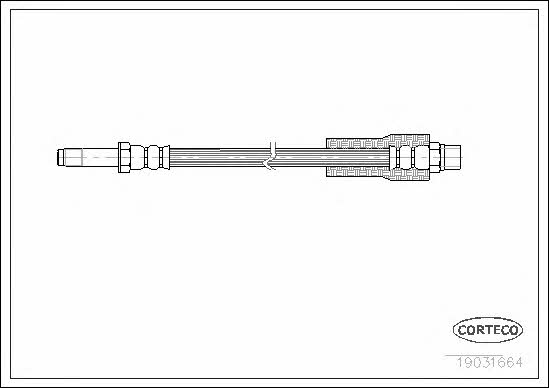 Corteco 19031664 Brake Hose 19031664