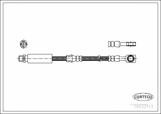 Corteco 19032113 Brake Hose 19032113