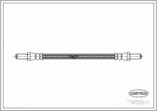 Corteco 19032627 Brake Hose 19032627